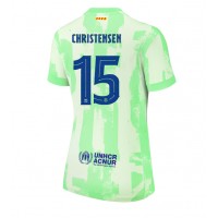 Camiseta Barcelona Andreas Christensen #15 Tercera Equipación para mujer 2024-25 manga corta